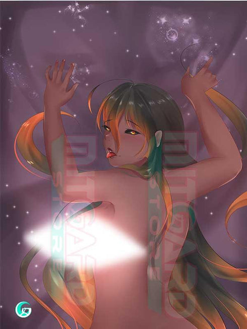 Black Hole Chan V2 Body pillow case OC Kush